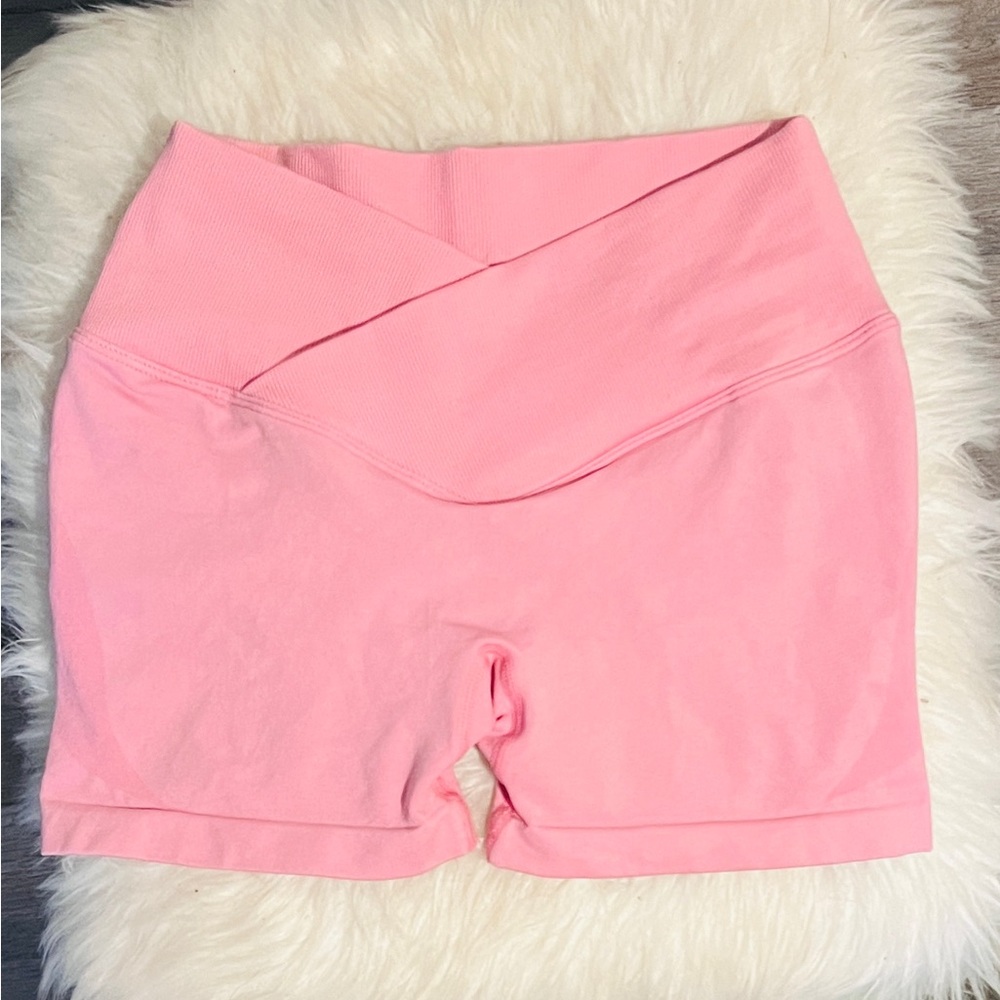 Seamless Blush Pink Violate the Dress Code Shorts 3”
